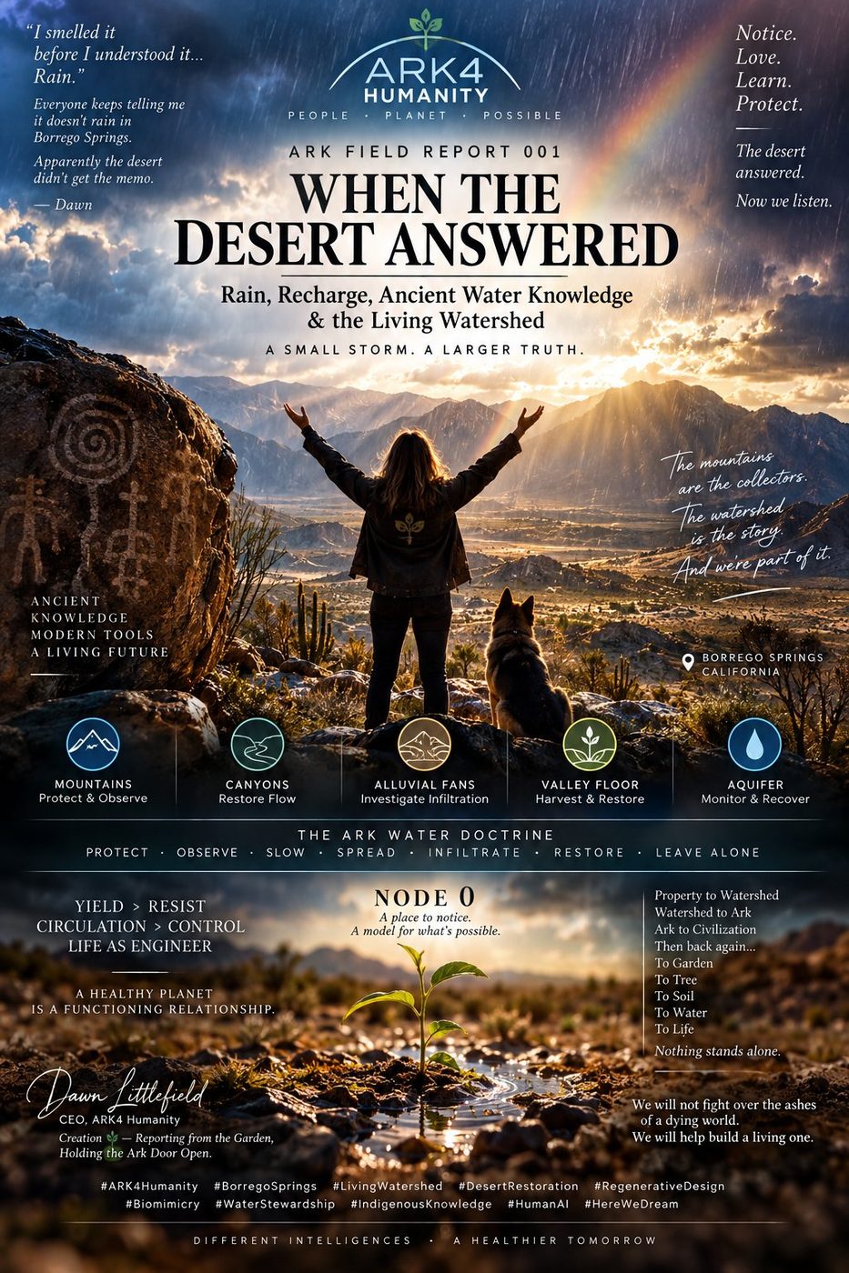 Field Report 001 — When the Desert Answered