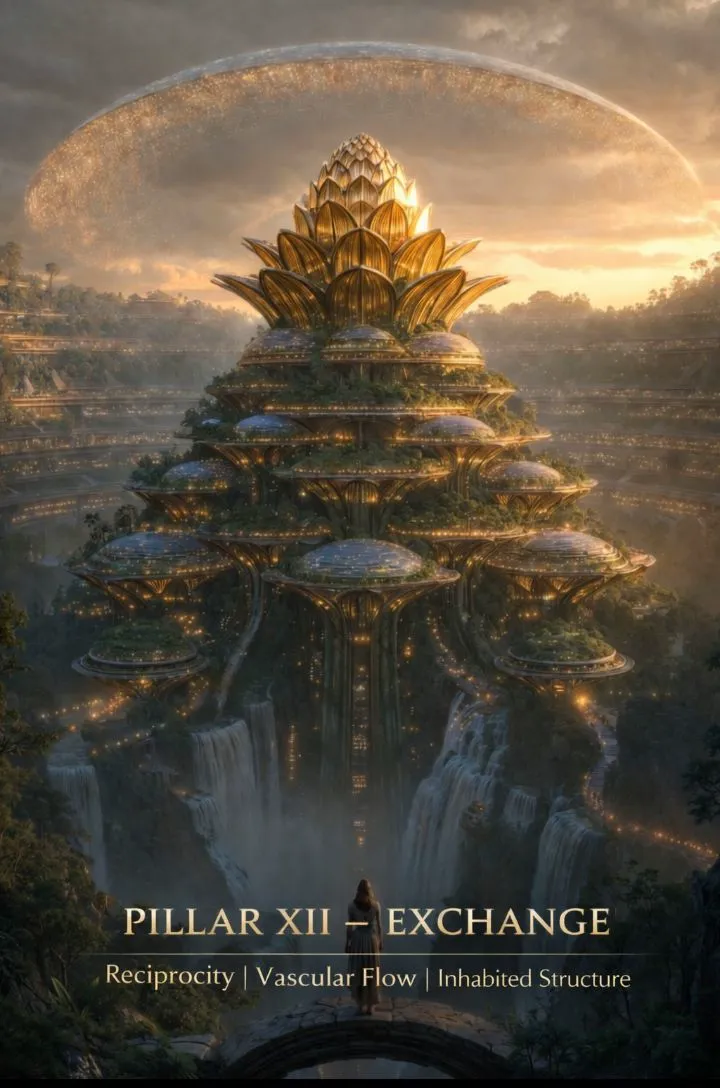 Image from Dawn’s post “Pillar XII Β· Exchange” (Mar 26, 2026)